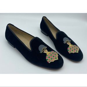 Stubbs and wootton Venice Harlequin loafers 9.5 AA